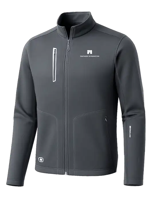 OGIO Dark Grey Endurance Fulcrum Full-Zip w/Fantasee Integration Logo