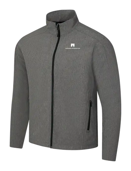 Medium Grey Heather Core Soft Shell Jacket w/Fantasee Integration Logo