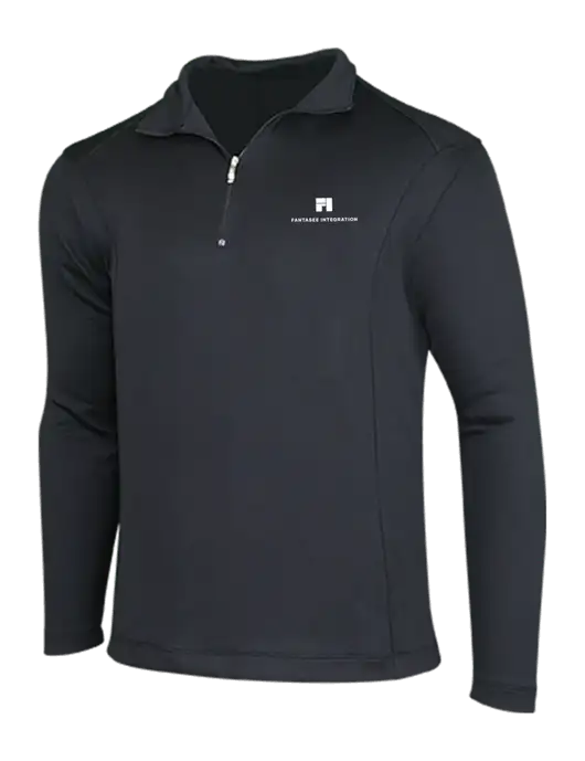 NIKE Black Sport Cover-Up w/Fantasee Integration Logo