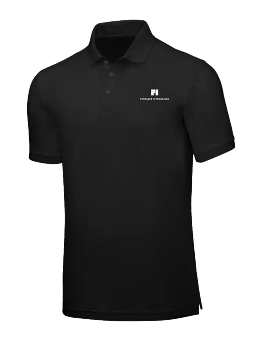 Black Core Classic Pique w/Fantasee Integration Logo