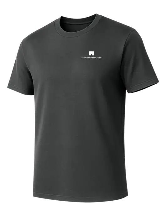 Allmade Charcoal Grey Organic Cotton Tee w/Fantasee Integration Logo
