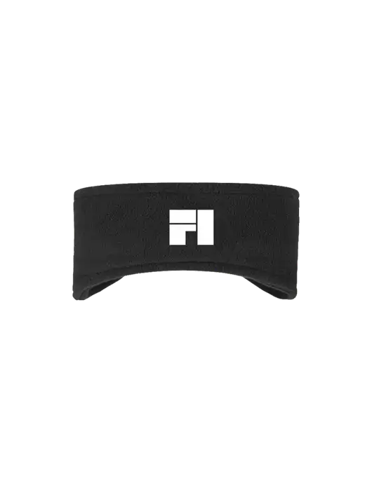 Black Stretch Fleece Headband w/Fantasee Integration Logo