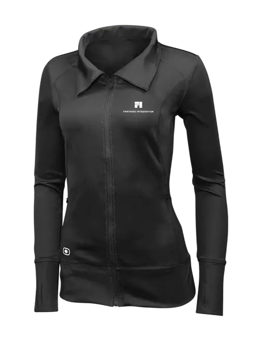 OGIO Blacktop Womens Endurance Fulcrum Full-Zip w/Fantasee Integration Logo