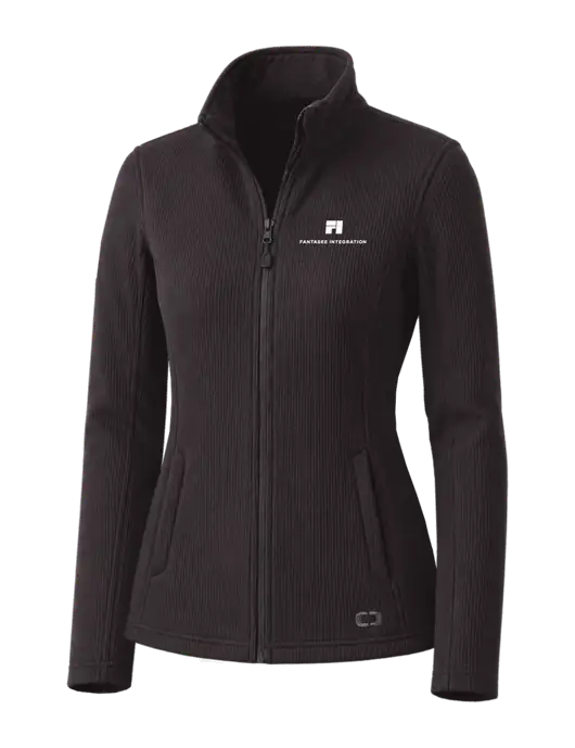 OGIO Blacktop Womens Grit Fleece Jacket w/Fantasee Integration Logo