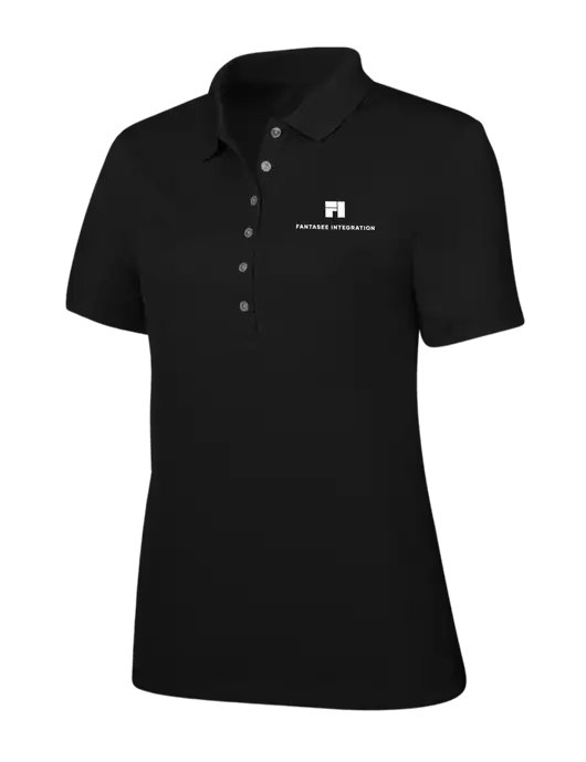 Callaway Womens Ottoman Black Polo w/Fantasee Integration Logo