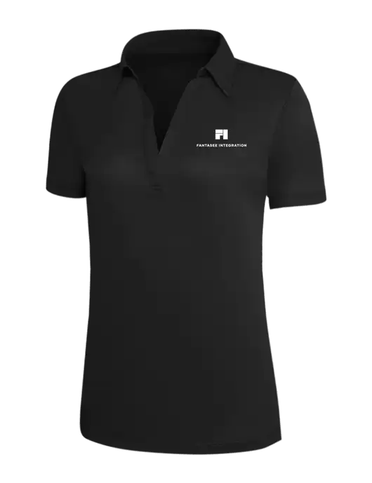 Black Silk Touch Womens Performance Polo w/Fantasee Integration Logo