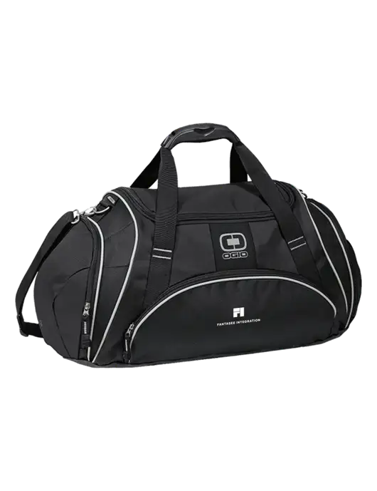 OGIO Black Crunch Duffel
 w/Fantasee Integration Logo