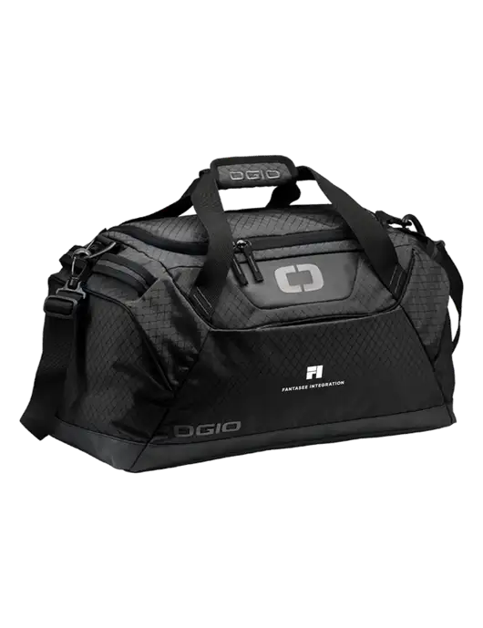 OGIO Black Catalyst Duffle
 w/Fantasee Integration Logo