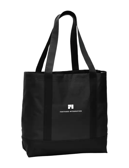Carryall Black/Black Day Tote w/Fantasee Integration Logo