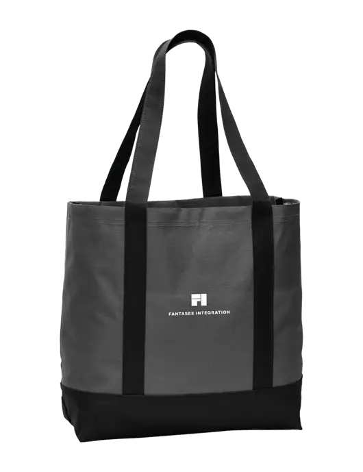 Carryall Charcoal/Black Day Tote Dark w/Fantasee Integration Logo