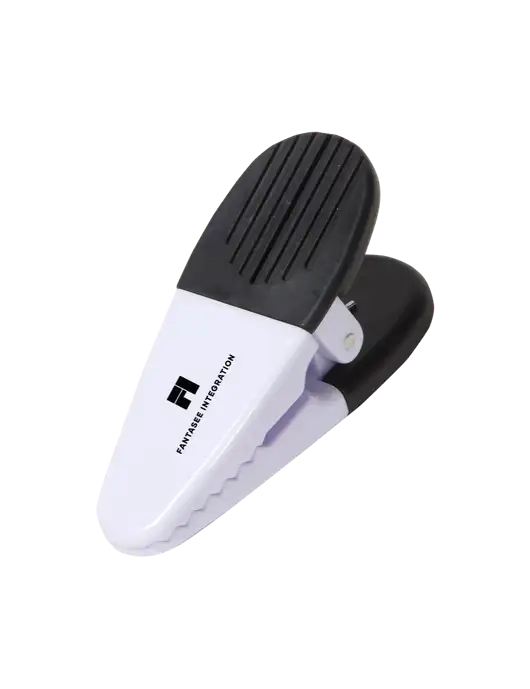 Magnetic White Power Clip w/Fantasee Integration Logo