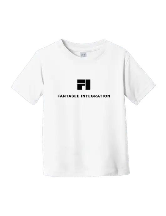 Rabbit Skins White Toddler Fine Jersey Tee w/Fantasee Integration Logo