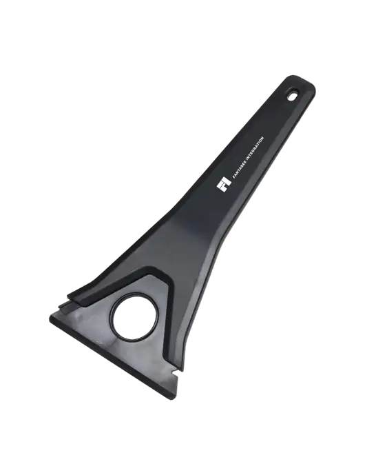 TriBlade Black Windshield Scraper w/Fantasee Integration Logo