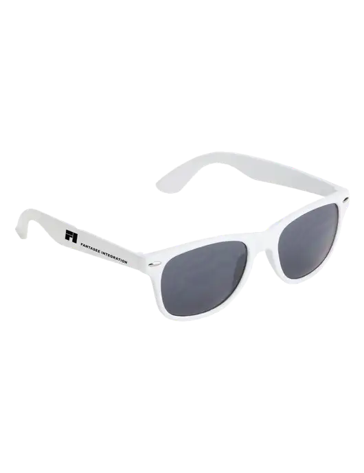 Daytona White Sunglasses w/Fantasee Integration Logo