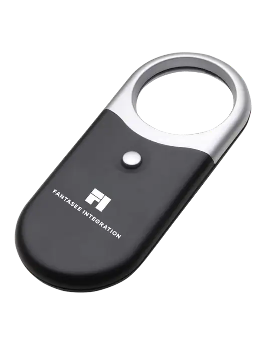 Compact Black Magnifier Light w/Fantasee Integration Logo