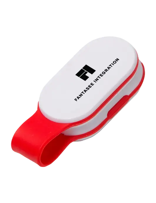 Magna Clip Red Personal Safety Light w/Fantasee Integration Logo