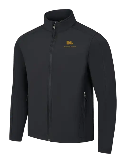 Black Core Soft Shell Jacket w/Display Group Logo