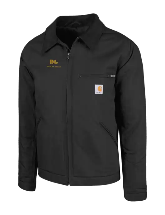 Carhartt Black Duck Detroit Jacket w/Display Group Logo