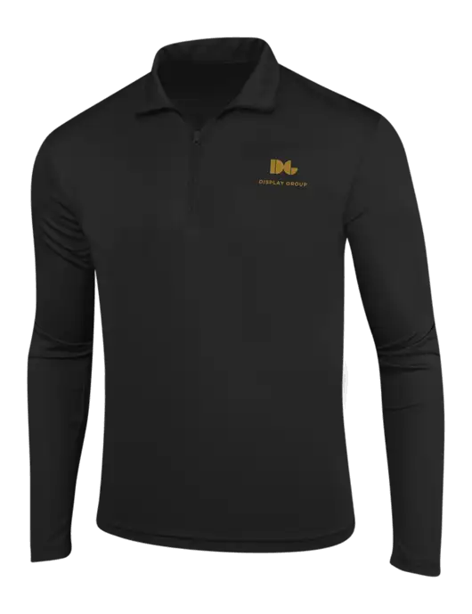 Black PosiCharge Competitor 1/4 Zip Pullover w/Display Group Logo
