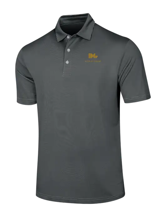 Callaway Black Fine Line Stripe Polo w/Display Group Logo