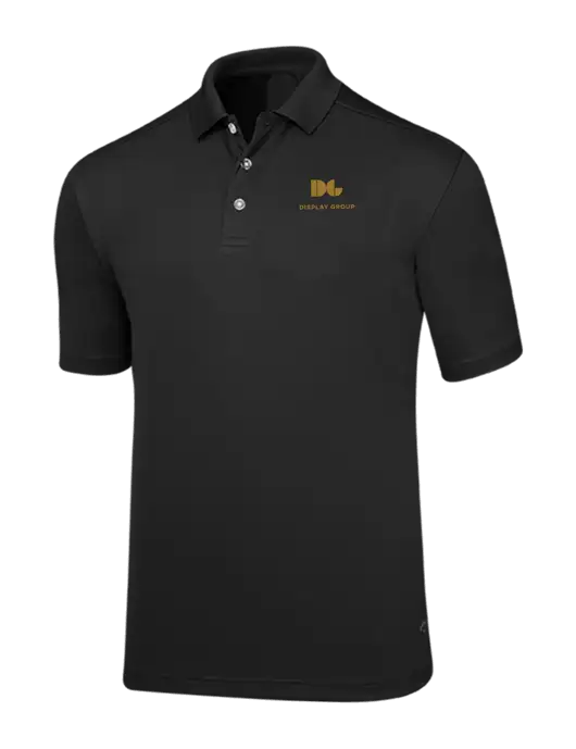 Callaway Core Black Performance Polo w/Display Group Logo
