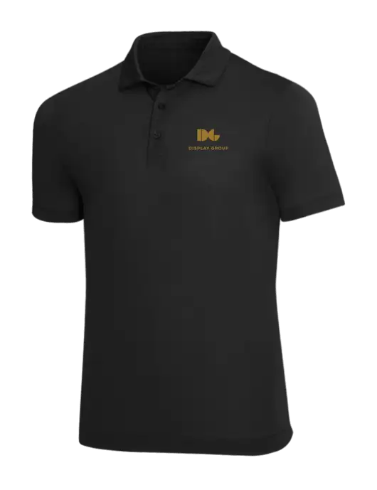 Mercer+Mettle Black Stretch Jersey Polo w/Display Group Logo