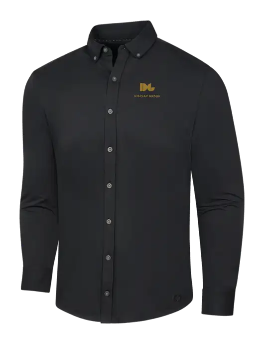 OGIO Blacktop Modern Code Stretch Button-Up Shirt w/Display Group Logo
