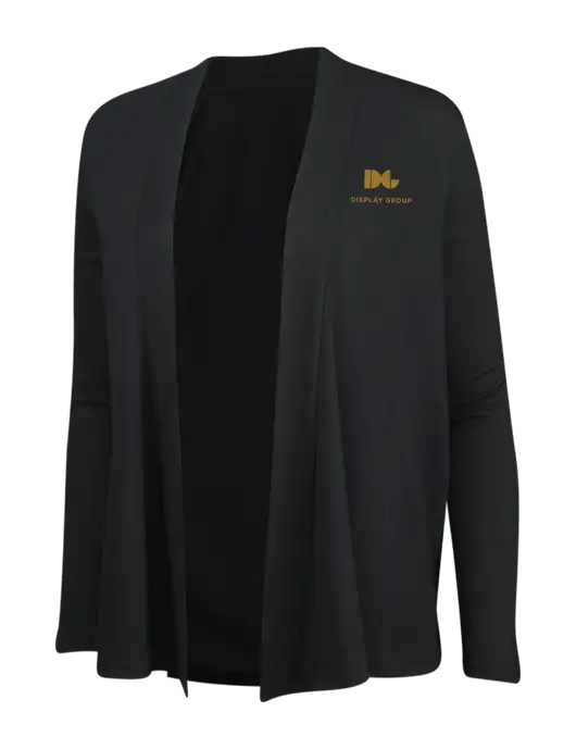 Black Womens Concept Cardigan w/Display Group Logo
