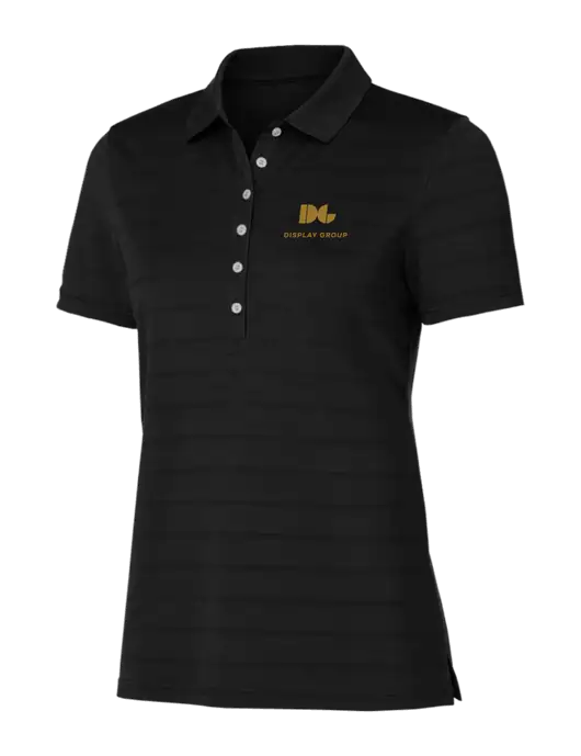 Callaway Womens Black Ventilated Polo w/Display Group Logo