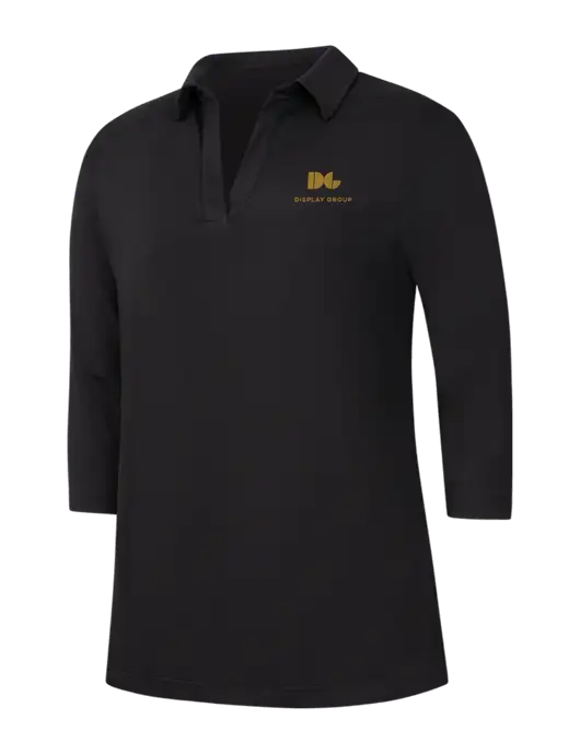 Womens Black Luxe Knit Tunic w/Display Group Logo