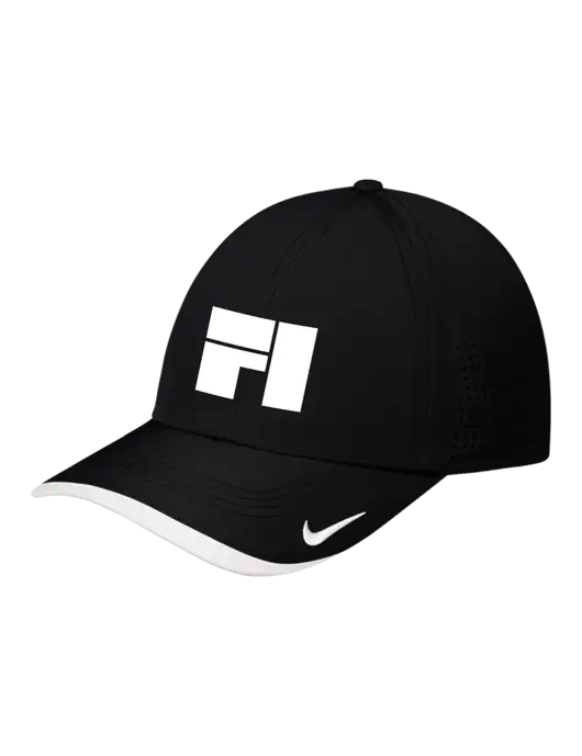 Nike Black/White Dri-FIT Perforated Performance Cap w/Fantasee Integration Logo