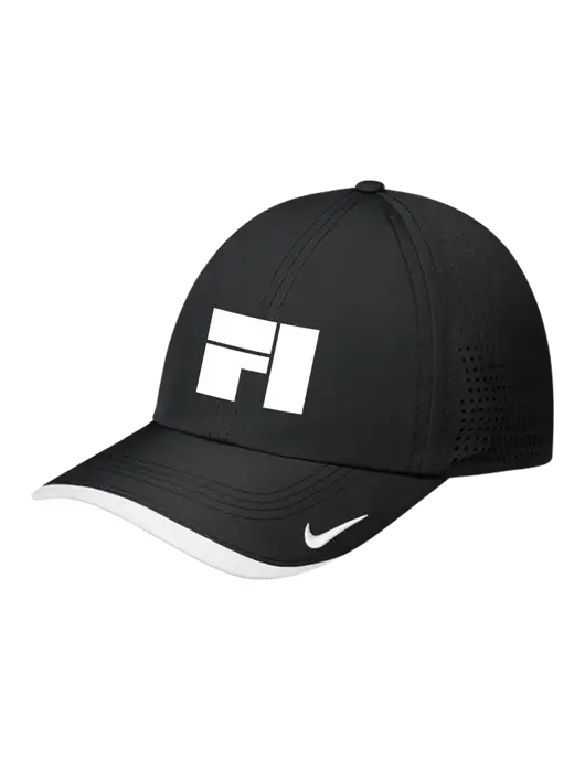 Nike Black/White Dri-FIT Perforated Performance Cap w/Fantasee Integration Logo